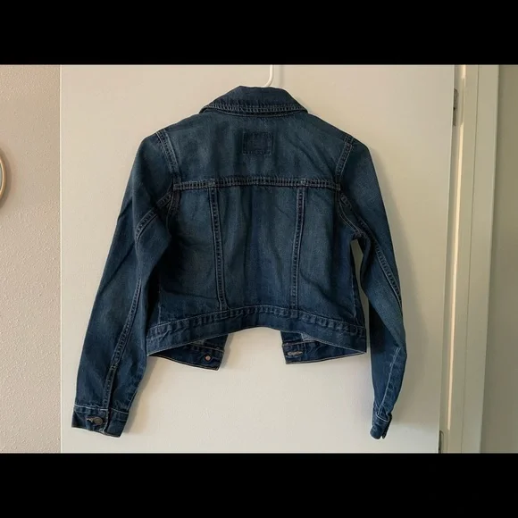 Old Navy Cropped Denim Jacket, size XS - Picture 2 of 4